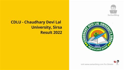 cdlu result 2022|Chaudhary Devi Lal University.